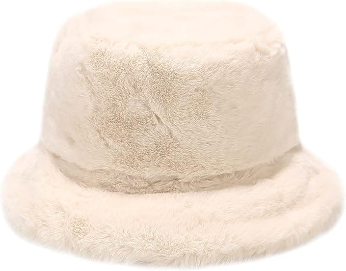Bob Chapeau en Peluche Femme Chaud